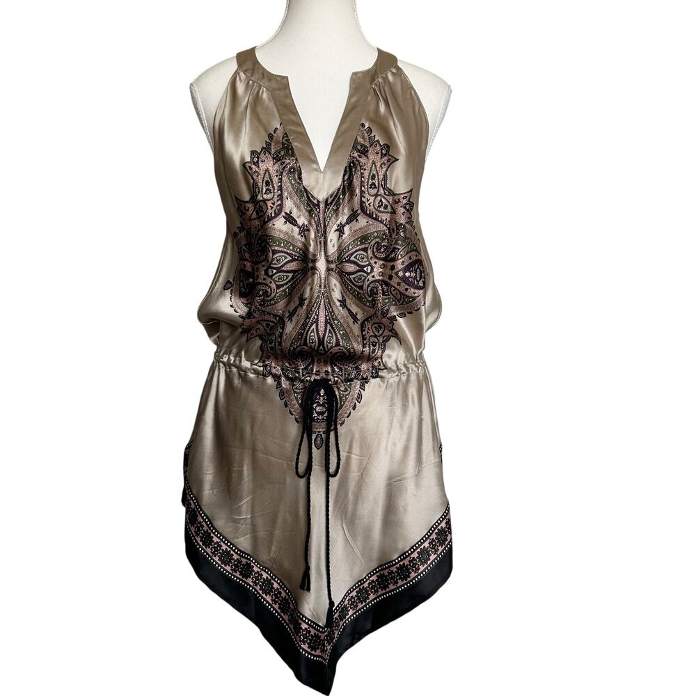 y2k Silk Guess Tunic Dress